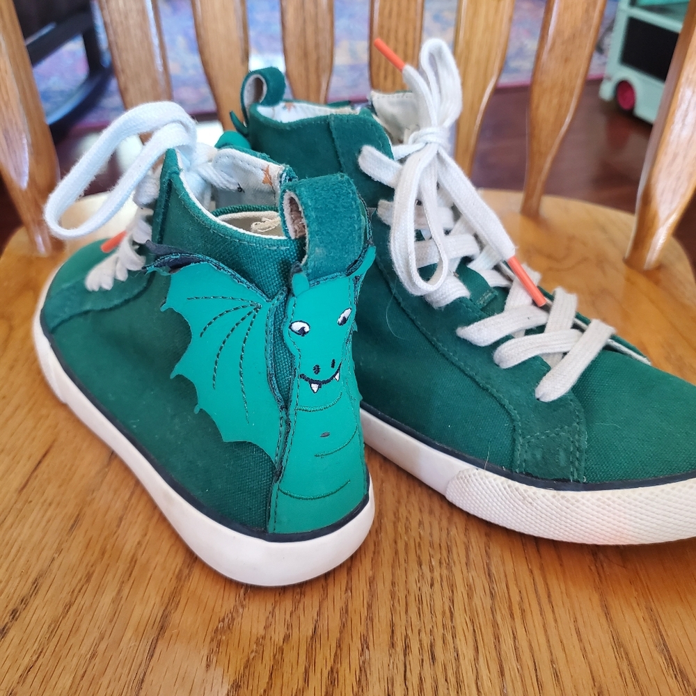 Mini Boden Kids Dragon High Top Sneakers